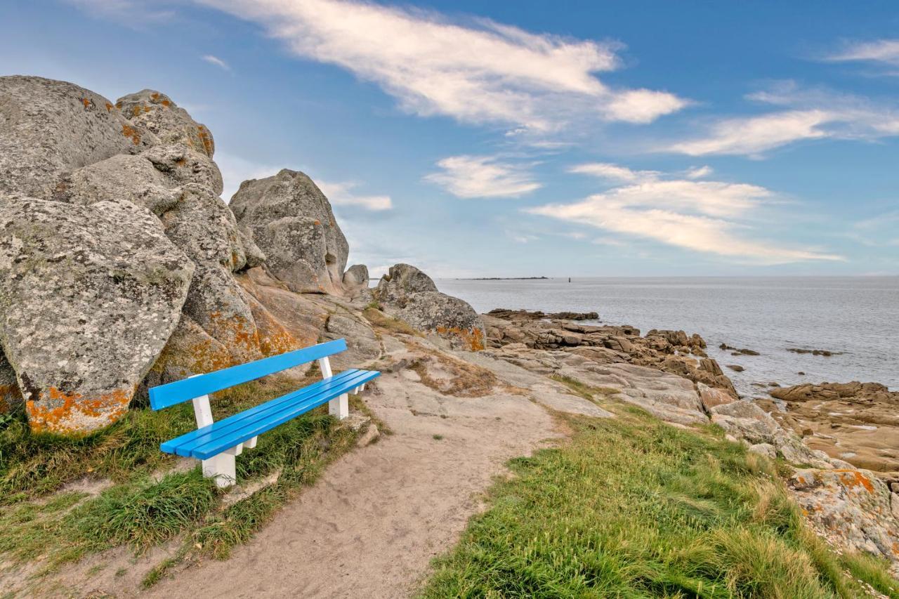 Studio Vue Mer 15M De La Plage Plobannalec-Lesconil Bagian luar foto