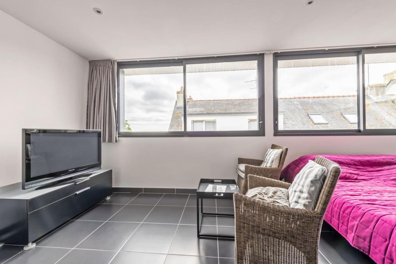 Studio Vue Mer 15M De La Plage Plobannalec-Lesconil Bagian luar foto